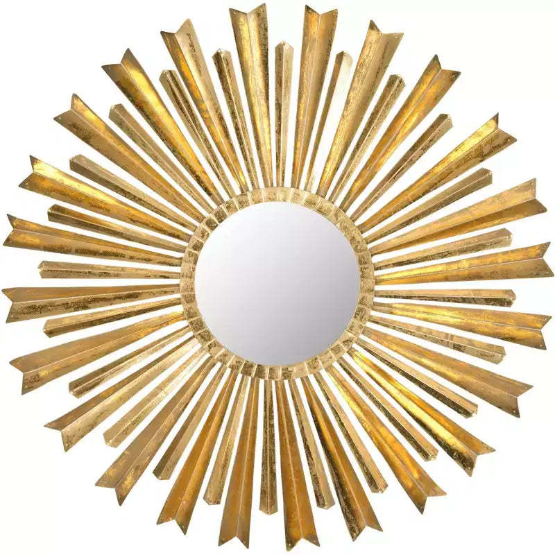 Golden Arrows Sunburst Mirror - 33 x 33 - MIR4027 - Antique Gold - Safavieh