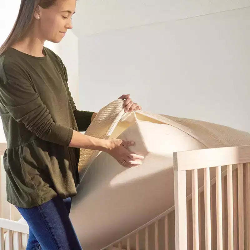 Naturepedic Organic Breathable Baby 2-Stage Crib Mattress - Innerspring