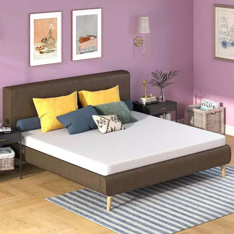 BestMassage 5 Inch Mattress Bamboo Charcoal Memory Foam Mattress Medium Firm Mattress CertiPUR-US Certified