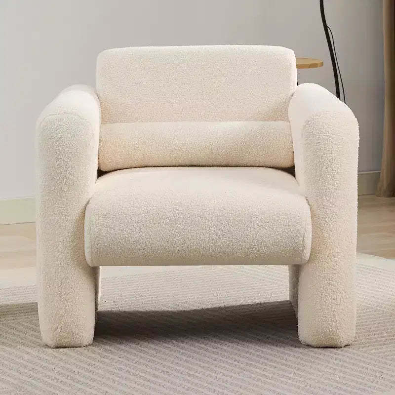GDFStudio Jeremy 33.5 Modern Accent Armchair with Back and Pillow