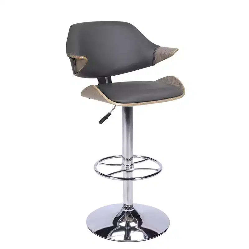 Chintaly Imports,Curved Back Pneumatic-Adjustable Stool