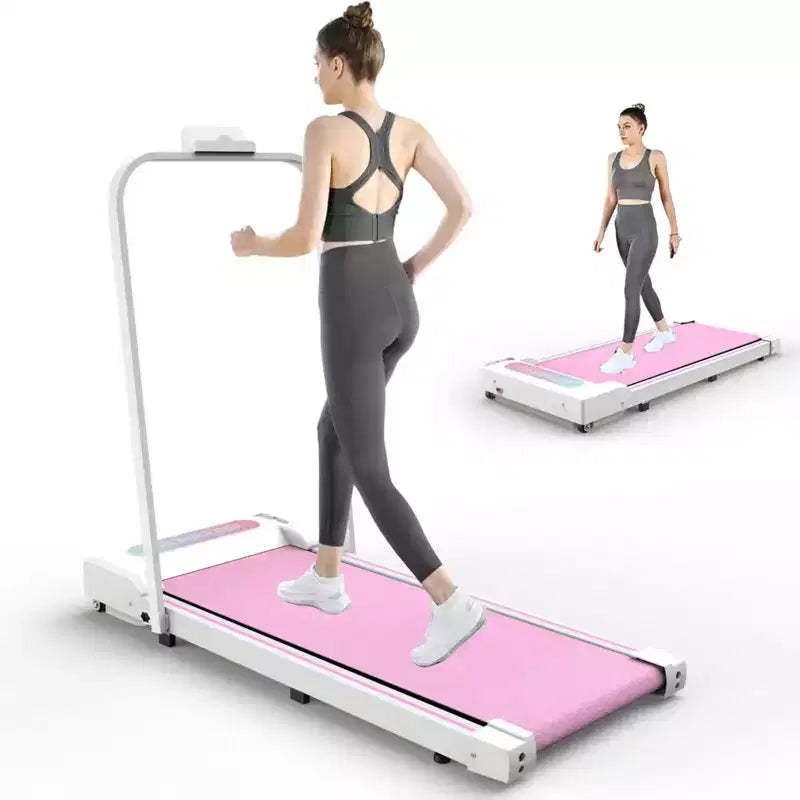 NAYSAYE Portable Treadmill Exercise Trainer Walking Jogging Machine for Home Office , Pink, 43.5*19.5*3.5