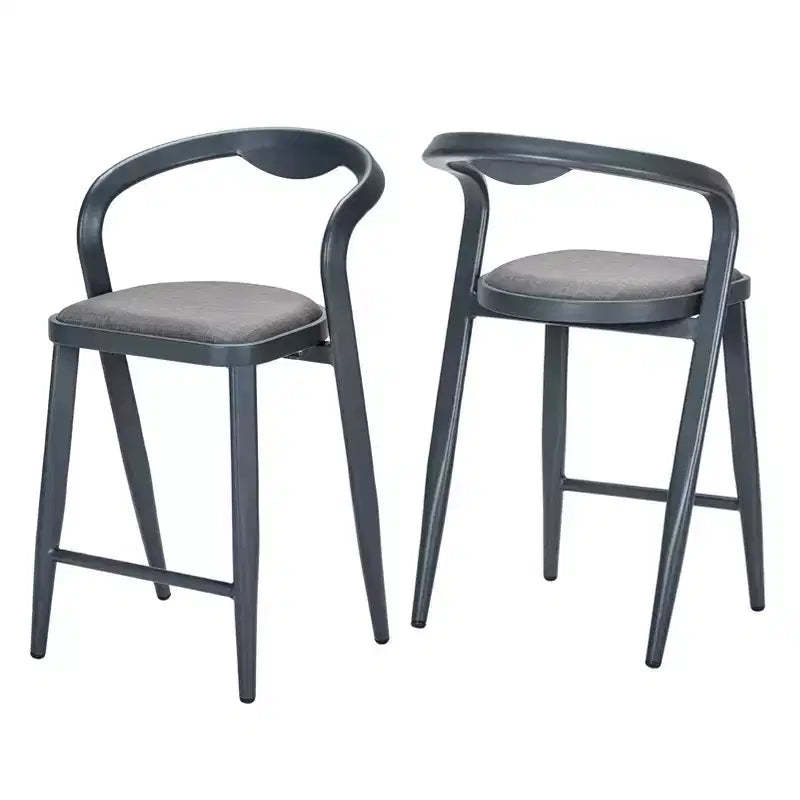Bar Stools Set of 2, Swivel Counter Height Barstools with Back, Adjustable Modern Bar Chairs, Tall Armless Kitchen Island Stool