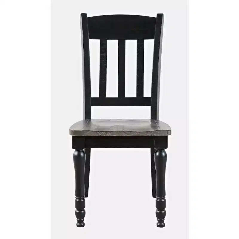 Jofran,Madison County Rustic Reclaimed Pine Farmhouse Slatback Dining Chair (Set of 2)