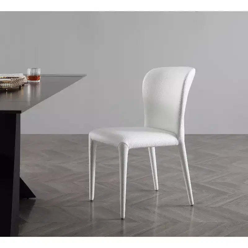 HomeStock 33 in. Black Faux Leather Dining Chair Set of 2 for a Modern Accent Chair comfortable family gatherings