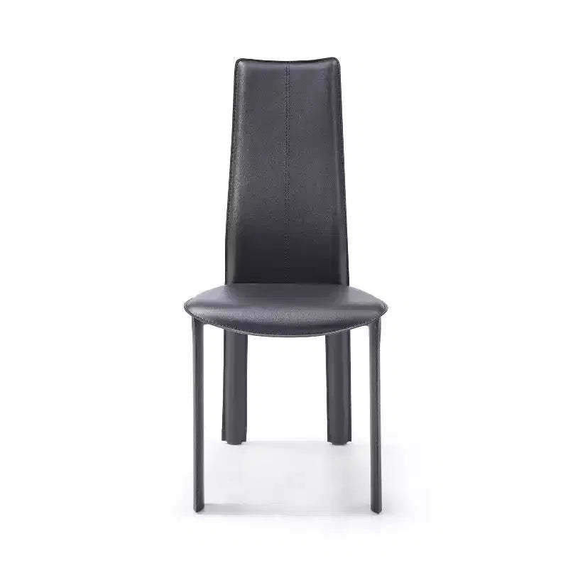 HomeStock 33 in. White Faux Leather Dining Chair Set of 2 for a chic choice for modern dcor and versatile home seating