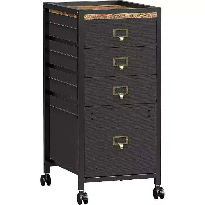COZONY Mobile File Cabinet Collection, Rolling Storage Organizer with Fabric Drawers, Under Desk Filing Cabinet for Home Office