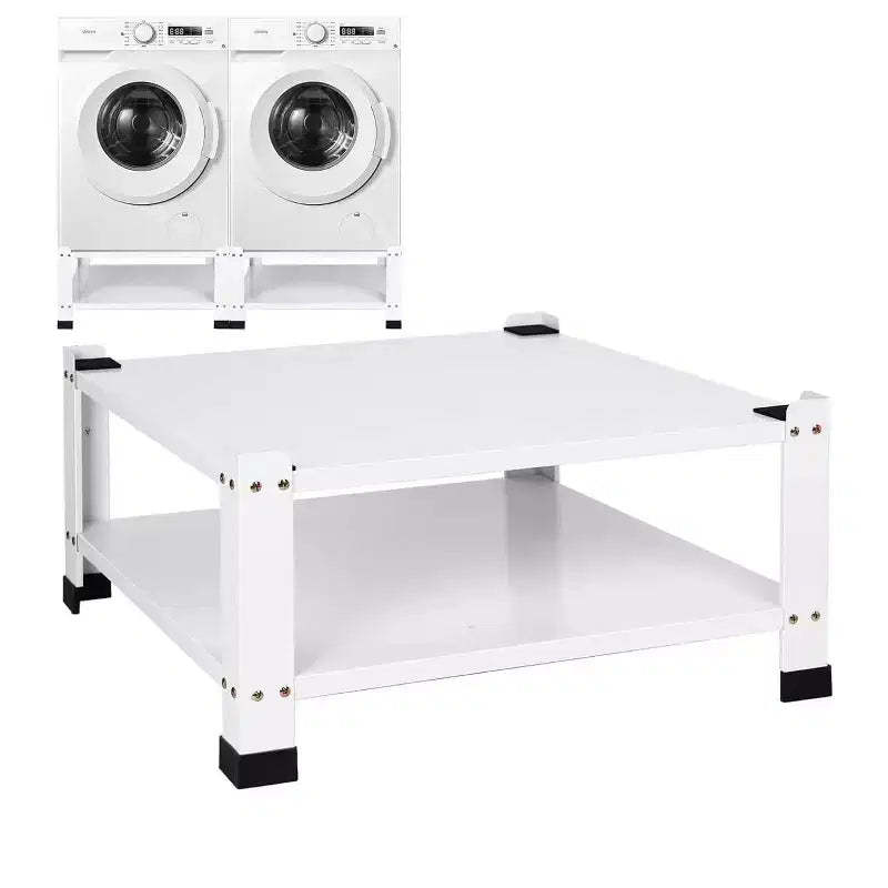 Laundry Pedestal, Washer and Dryer Pedestal 28 Inch Width 14 Inch Height - Heavy Duty Steel, 800lbs Capacity Universal Raiser