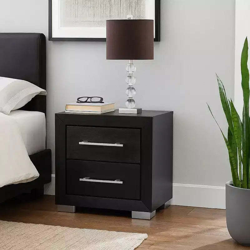 Royal Hampton Nightstand w USB, 2 Drawers,26 Inch