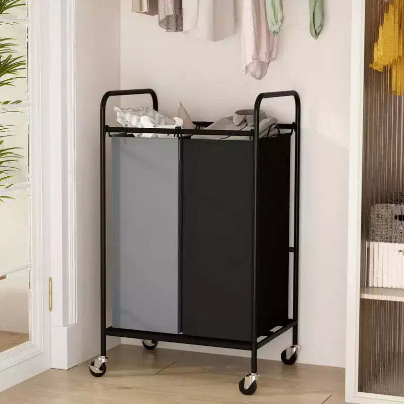 Rolling Laundry Hamper with Wheels, Laundry Basket with Removable Laundry Bag for Dirty Clothes, Storage Laundry Cart
