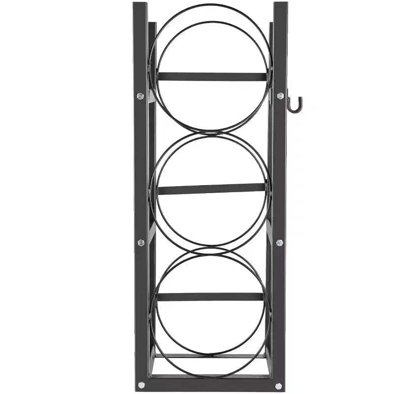 Refrigerant Tank Rack - Holds 3x30lb Cylinders | Heavy-Duty Space-Saving Holder for Freon, Oxygen, Nitrogen Tanks
