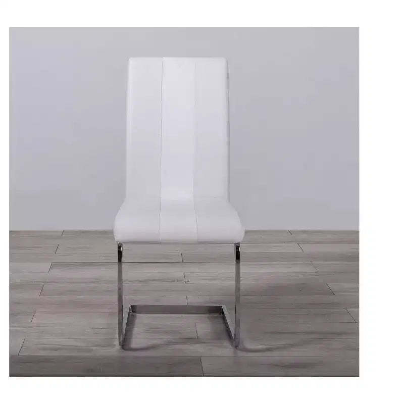 HomeStock D915 Dining Chair White Ecom Chair