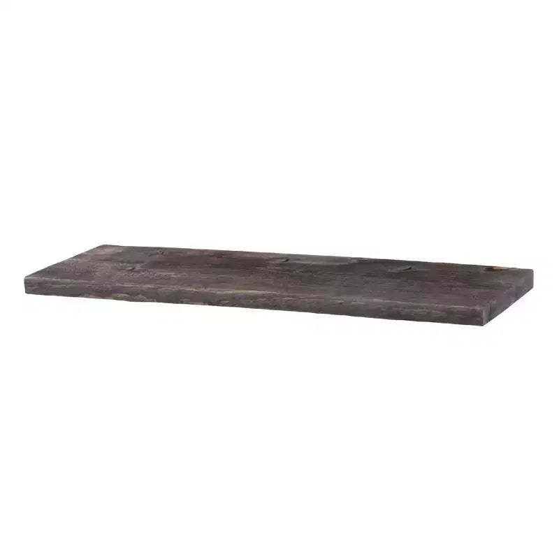 RESTORE Boulder Black 24 in. Wood Shelf (Wood Only) by Pipe Decor