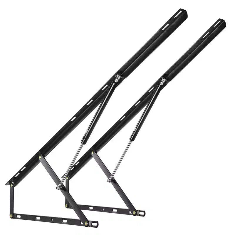 VEVOR Bed Lift, 59x71 in Compatible Bed Size 154 lbs Load Bearing, DIY Wall Bed Mechanical Hardware Kit, Pneumatic Lever Heavy Duty Bed Support,Black