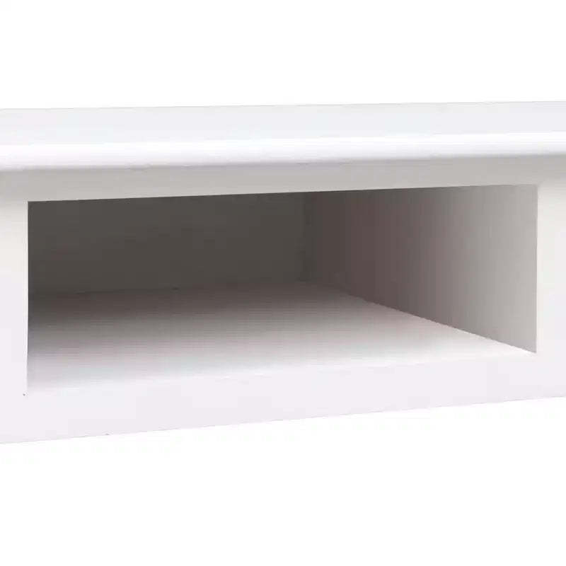 Desk White Solid Paulownia wood and Solid Poplar wood Medium Desk