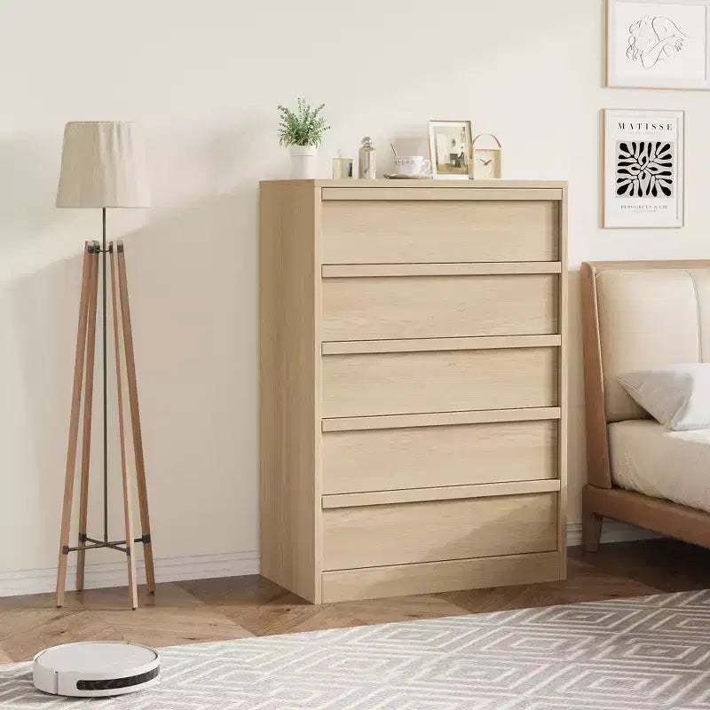 Dresser with 5 Drawer for Bedroom, Tall Dresser with Large Drawers Storage, Dresser Organizer for Living Room, Nursery, Entryway