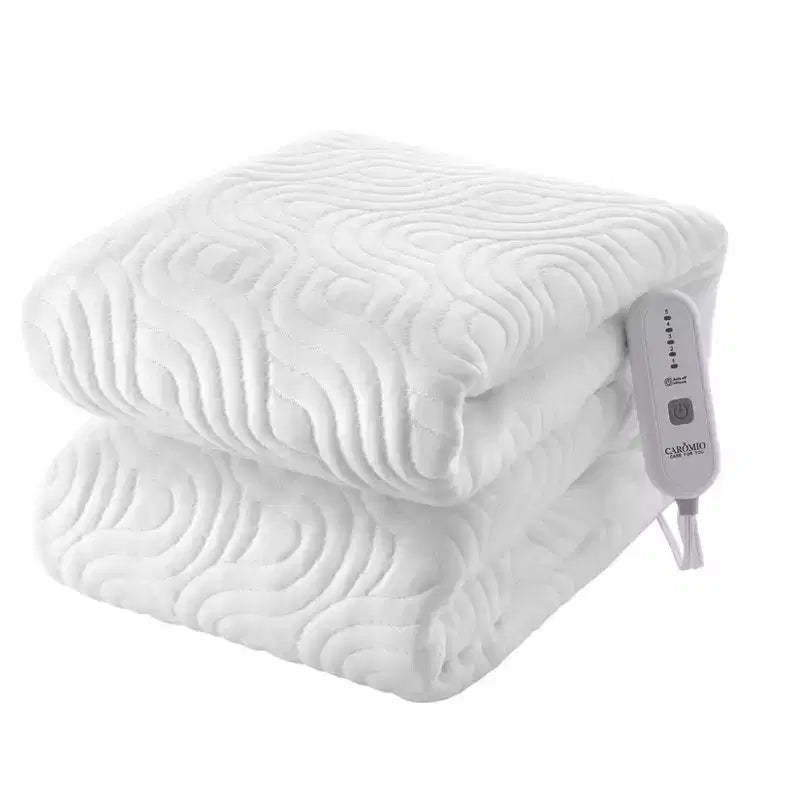 GustoWave Full Heated Mattress Pad - Air Layer Mattress Topper, 18 Deep Pocket Bed Warmer, 54x75