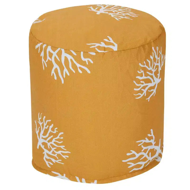 Majestic Home Goods,Pouf Coral
