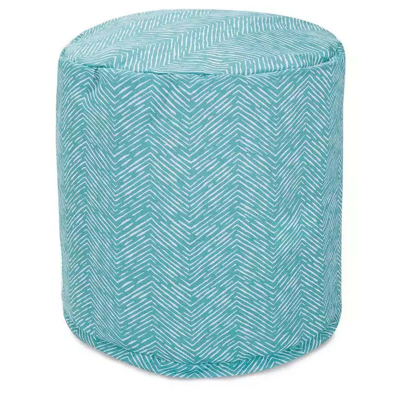 Majestic Home Goods,Pouf South West Teal