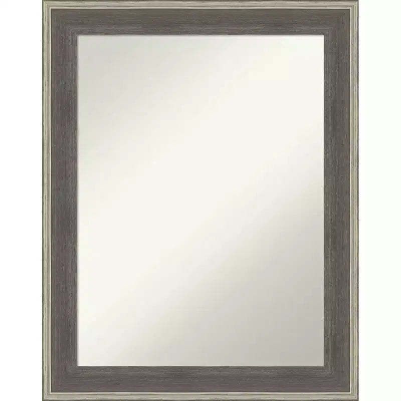 Amanti Art Cottage Non-Beveled Wood Framed Bathroom Vanity Wall Mirror