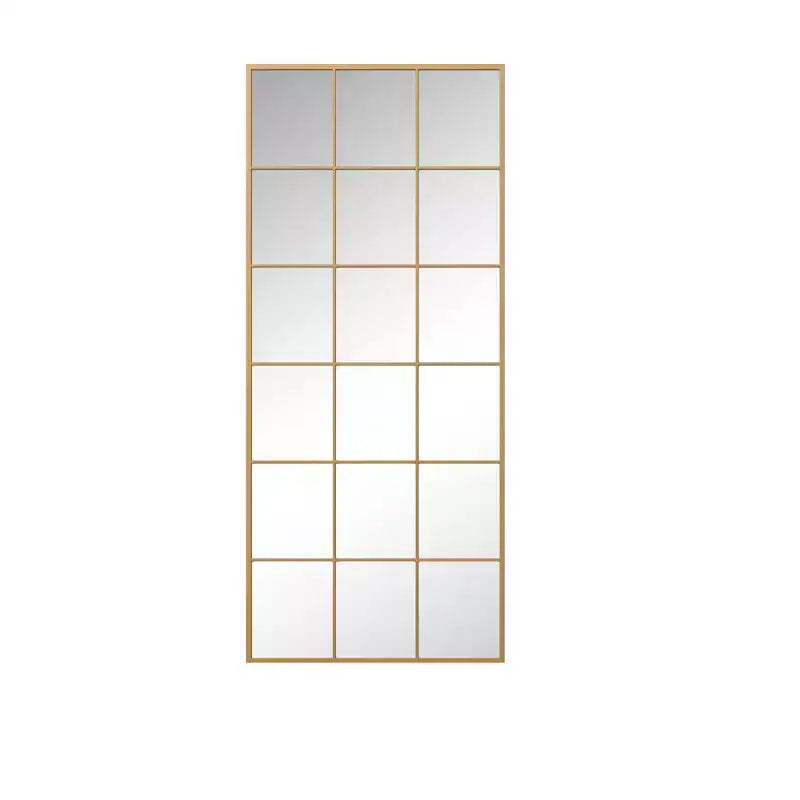 HomeRoots 69 Gold Metal Framed Full Length Mirror