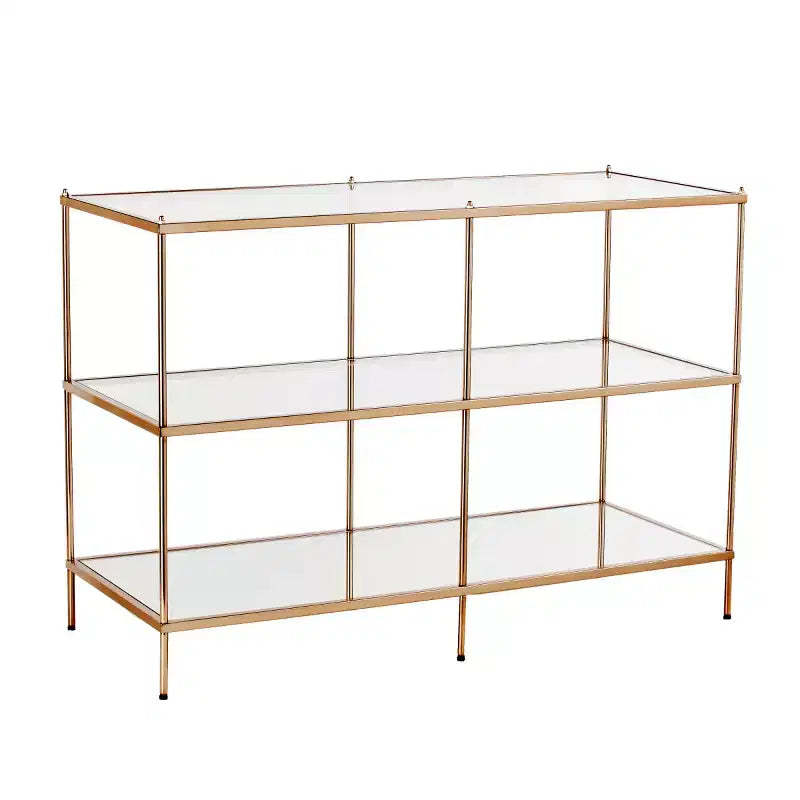 Knox Console Table - Clear/Gold - SEI