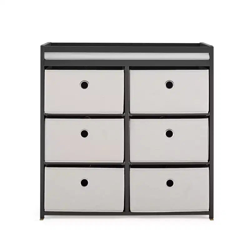 Delta Children Hayes Changing Table with Fabric Bin Dresser