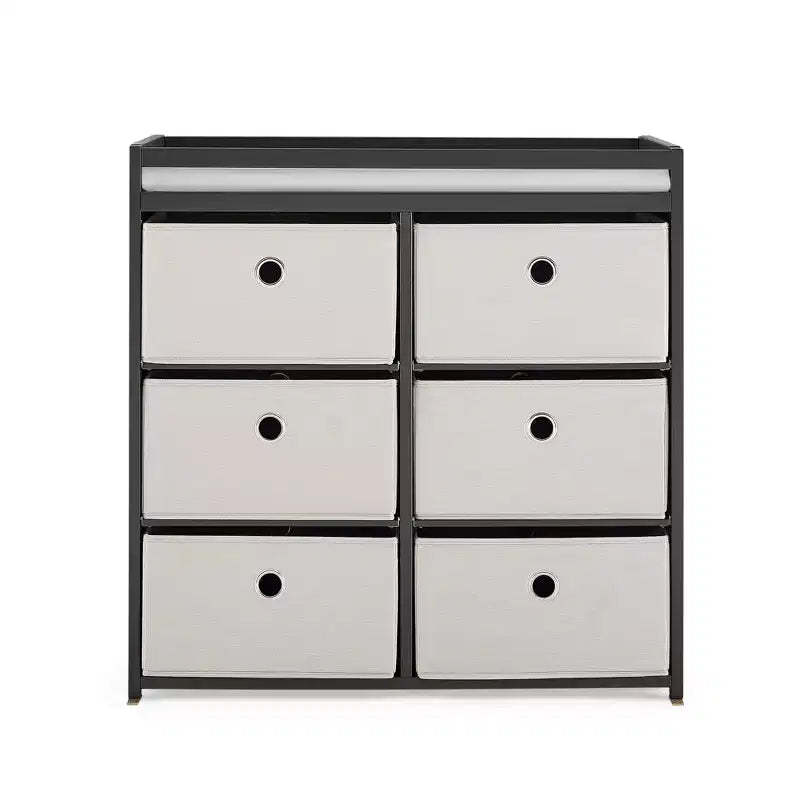 Delta Children Hayes Changing Table with Fabric Bin Dresser