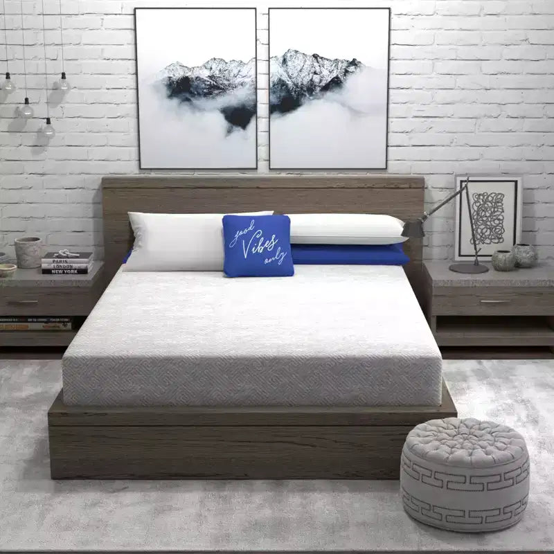 Okak Memory Foam Mattress, Mattress in a Box with Ultra Small Package, Breathable Medium Firm Mattress with CertiPUR-US and OEKO-TEX