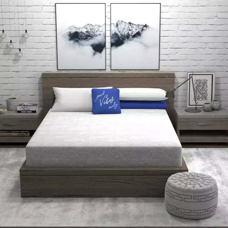 Okak Memory Foam Mattress, Mattress in a Box with Ultra Small Package, Breathable Medium Firm Mattress with CertiPUR-US and OEKO-TEX