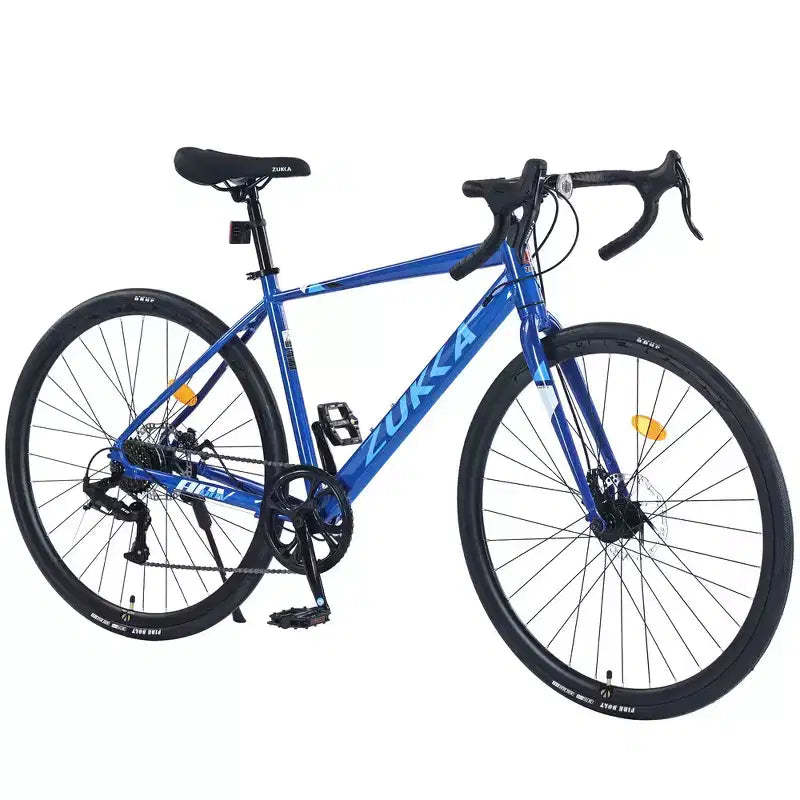 Whisen 28 Road Bike, Adult Outdoor Bicycle with 7 Speed ,Aluminum Alloy Frame for Men Women