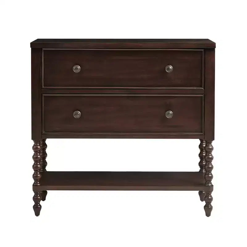 2 Drawer Accent Chest Morocco Brown