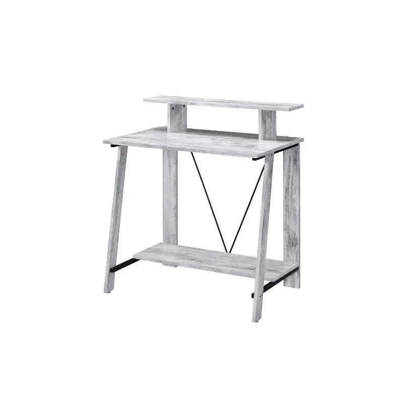 HomeStock 45 in.H Black Color Steel Standing Desks with No Storage
