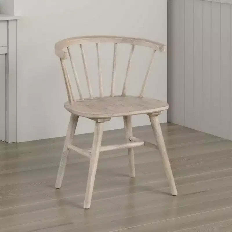 Royal Hampton Dining Chair Set of 2, Spindle Back and Shaker Legs, Black Wood