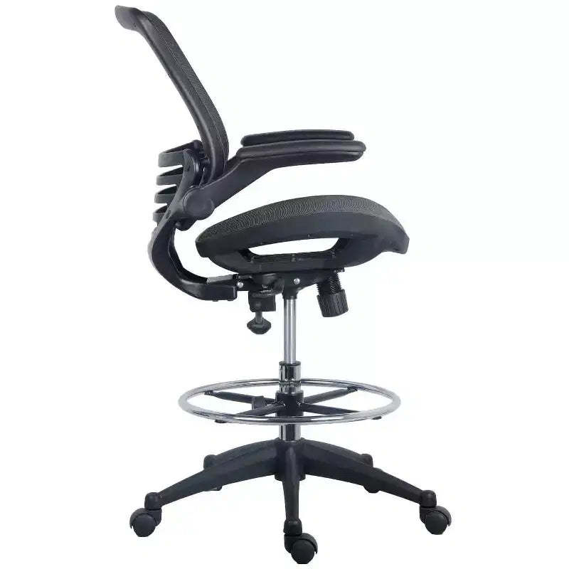 HomeStock 33 in.H Adjustable Height Gold PU Leather Seat Material with Adjustable Tilt Executive Office Chairs