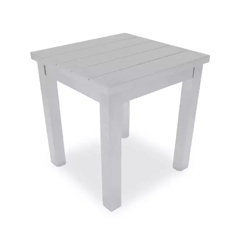 Covers&All Studio 20 in Square End Table, Pearl River Grey Wicker Finish