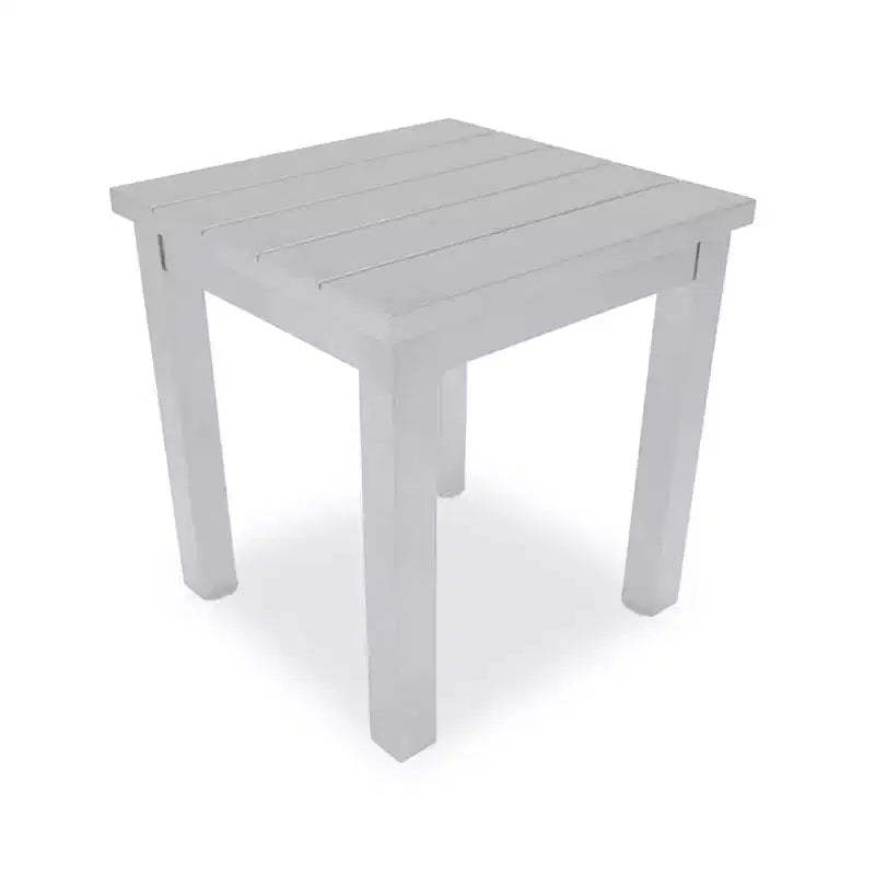 Covers&All Studio 20 in Square End Table, Pearl River Grey Wicker Finish
