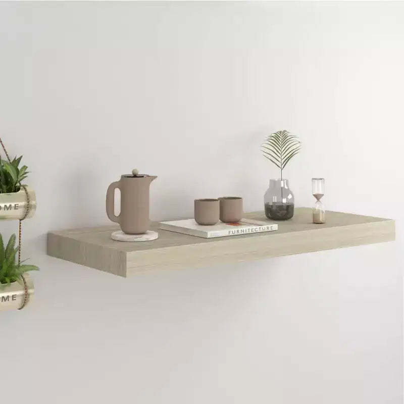 Floating Wall Shelf Oak 23.6x9.3x1.5 MDF