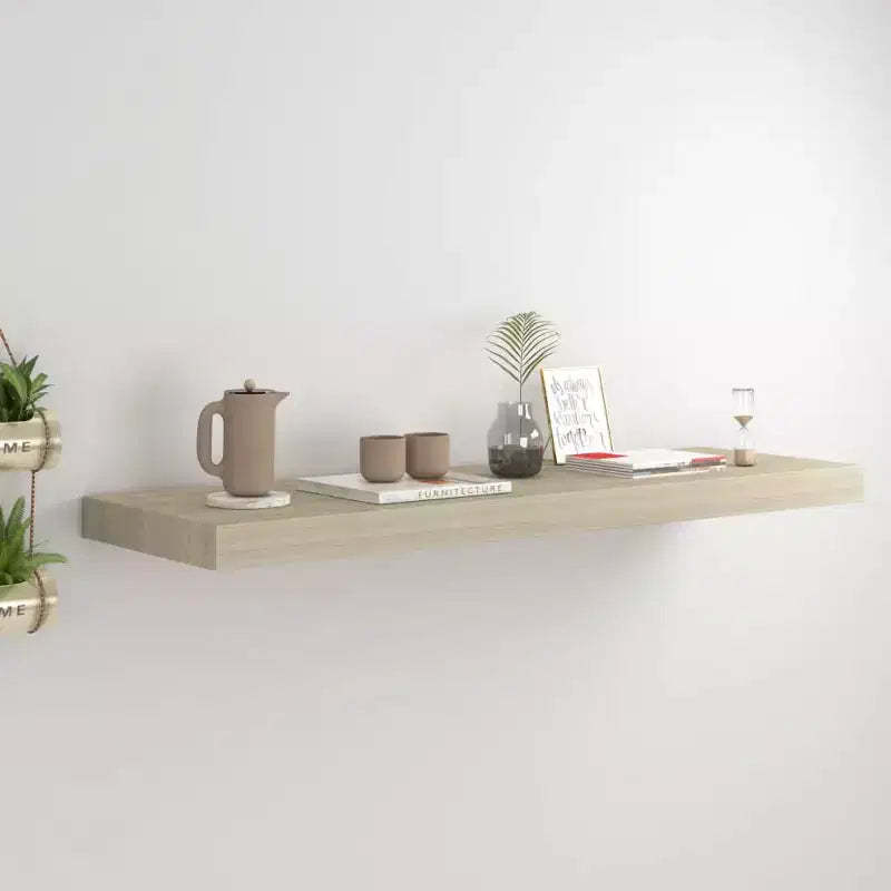 Wall Shelf Oak Honeycomb MDF Large Wall mounting