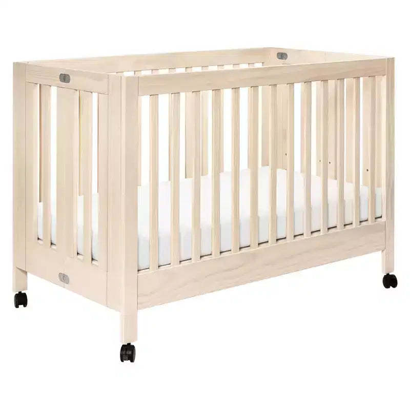 Babyletto Maki Portable Folding Crib with Toddler Bed Conversion Kit