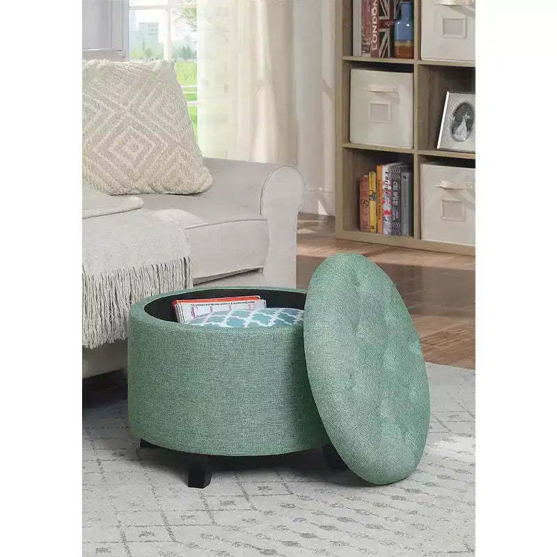 HomeStock Comfort Round Ottoman