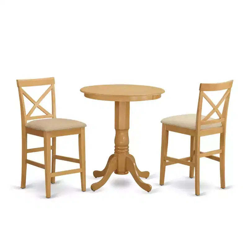 Counter Height Table Set - Dinette Chairs & Pub Table - Modern Kitchen Dining Set