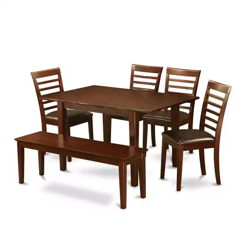 Dinette Table Set 5 Piece - Small Kitchen Table with Chairs - Modern Dining Set