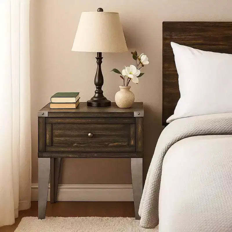Royal Hampton End Table With Marble Top, Pearl White