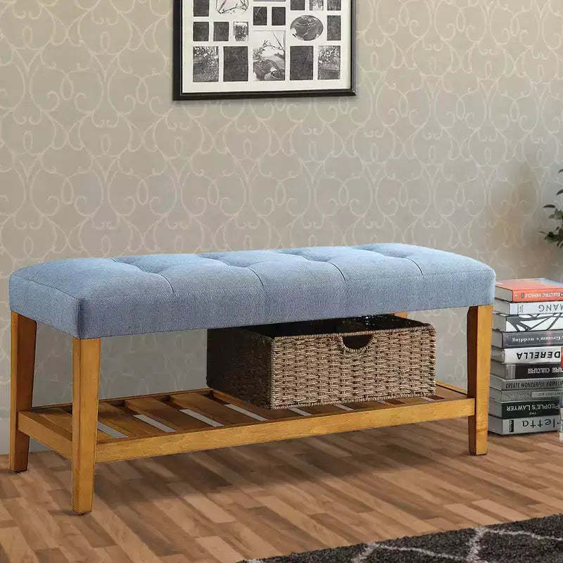 Royal Hampton Bench, Blue & Oak