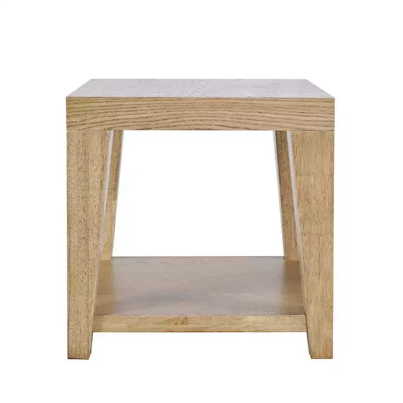 Jofran,Laurel Creek Modern Contemporary 24 Square End Table with Open Shelf