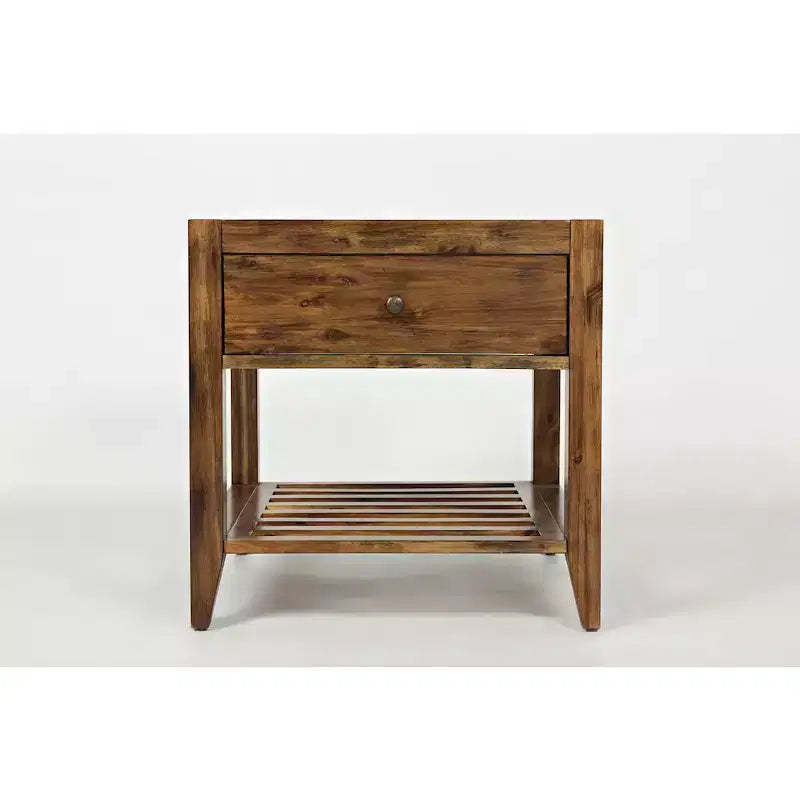 Jofran,Beacon Street Modern Essential Solid Wood Square End Table