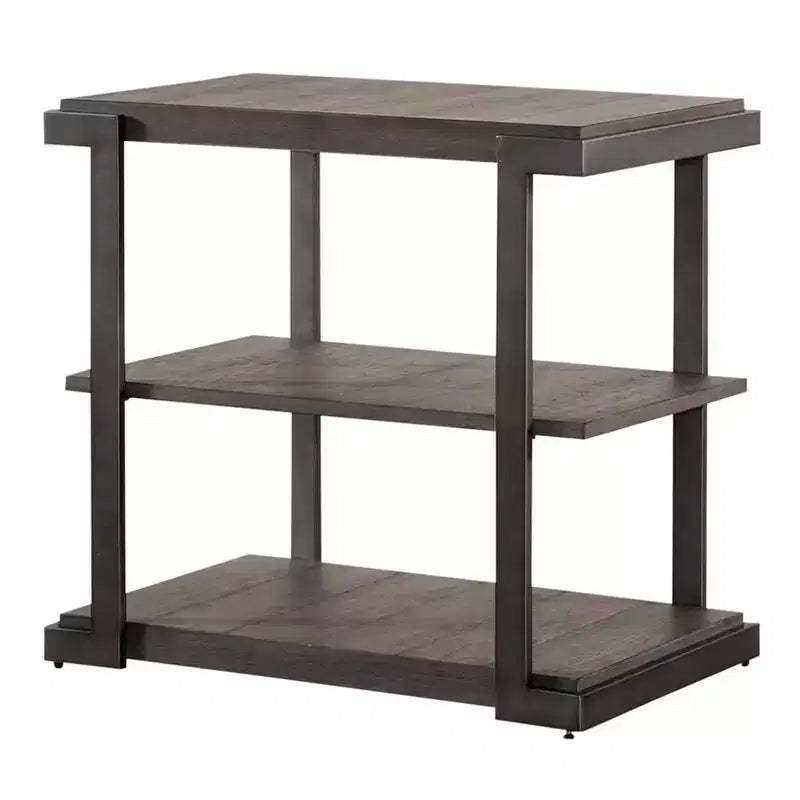 Liberty Furniture,Modern View Tiered End Table in Gauntlet Gray