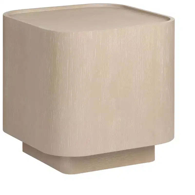 Crestview Collection Square Tan Solid Wood Accent_End Table