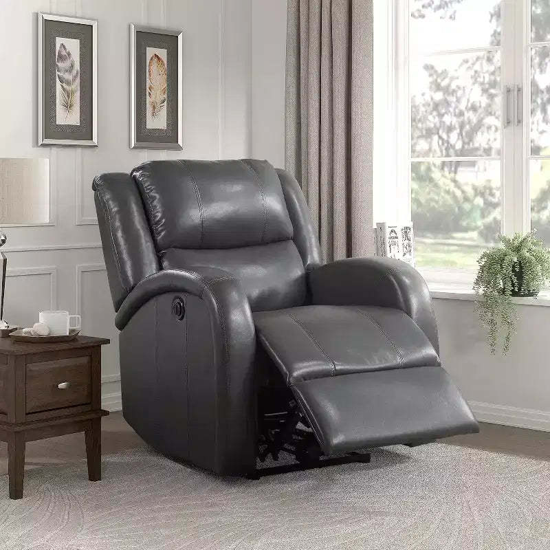 Electric Recliner Chair Dual OKIN Motor Rocking And 240 Degree Swivel Single Sofa Seat Infinite Position,Head Rest With Power Function